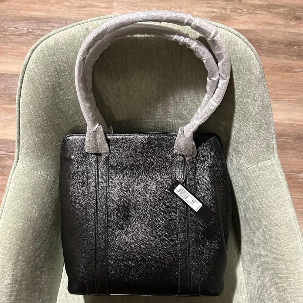 Donna Karan Black Structured Tote NEW WITH TAGS NWT - Picture 3 of 13